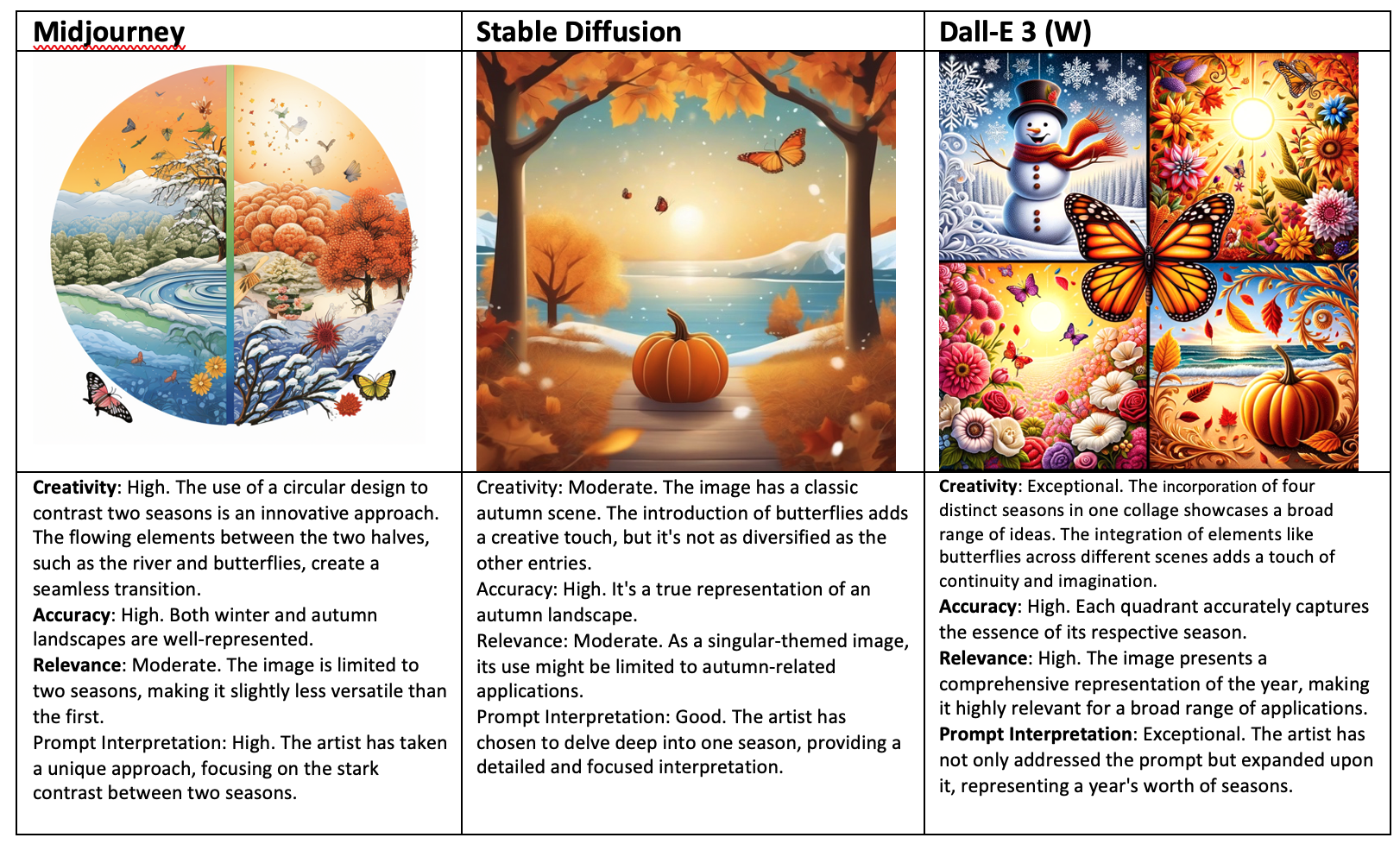 Four Seasons in One Image - Dall-E3