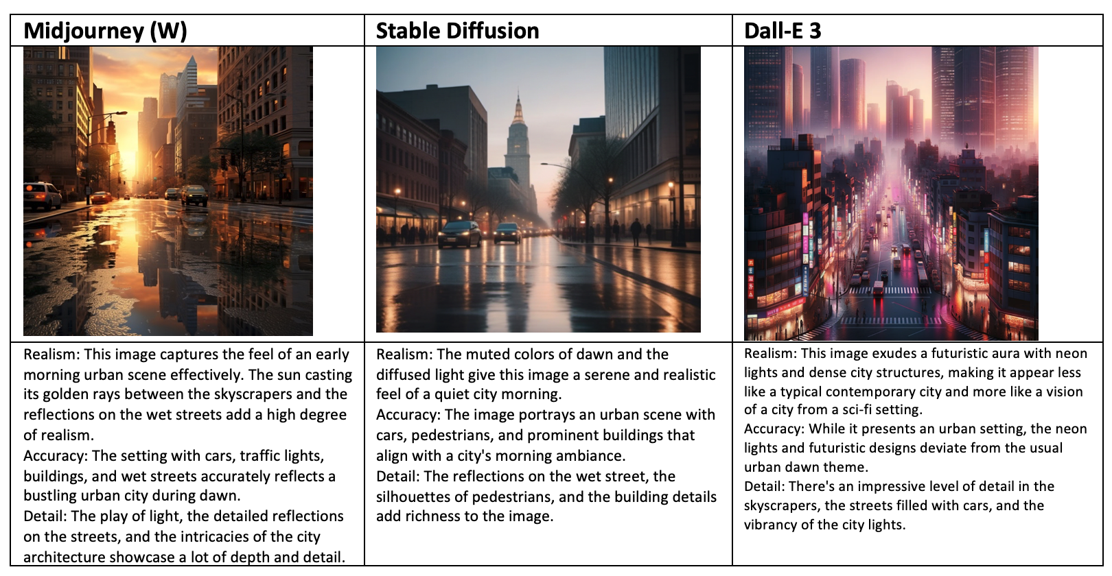 A Realistic Urban Dawn - Midjourney